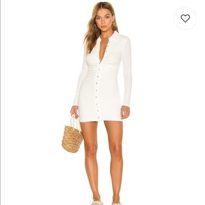 Bernie Mini Dress in Ivory by Lovers and Friends